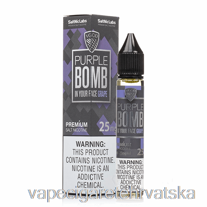 Vape Cigarete Purple Bomb - Vgod Soli - 30ml 50mg